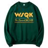Beam Me Up Place Sucks Crewneck Sweatshirt WSQK The Squawk 94.5 FM Print Pullovers Unisex Clothes Streetwear Long Sleeve Clothing