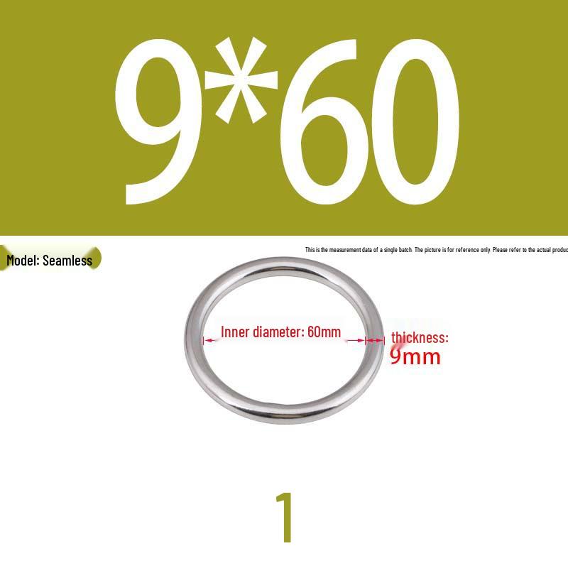 304 Stainless Steel Seamless O-Ring for Lifting and Hammock Yoga Connection