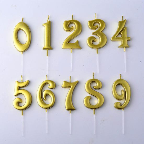 1 Stück Geburtstagskerze Lebendige Farbe Realistisch Aussehend Bienenwachs 3D-Effekt Cupcake-Kerzen für Zuhause