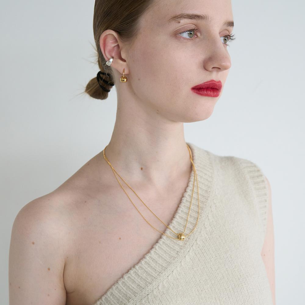 Still Instant Round Hole & Forms - Necklace 07 (2Colors)