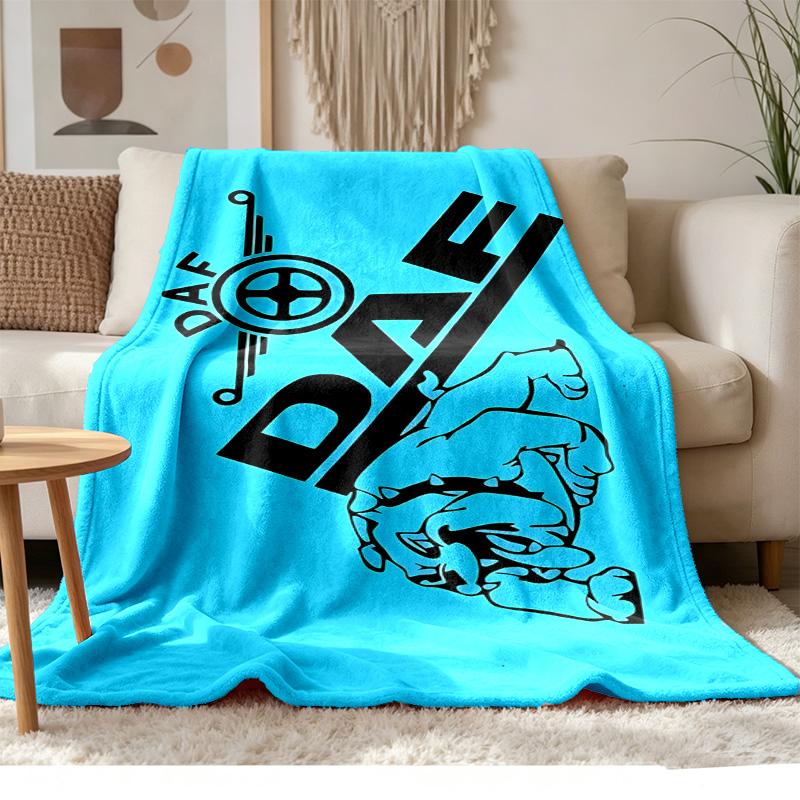 DAF Weiches und bequemes Flanell Geeignet für Sofas Wohnzimmer Outdoor-Camping Reisen und auch ein tolles Jubiläumsgeschenk