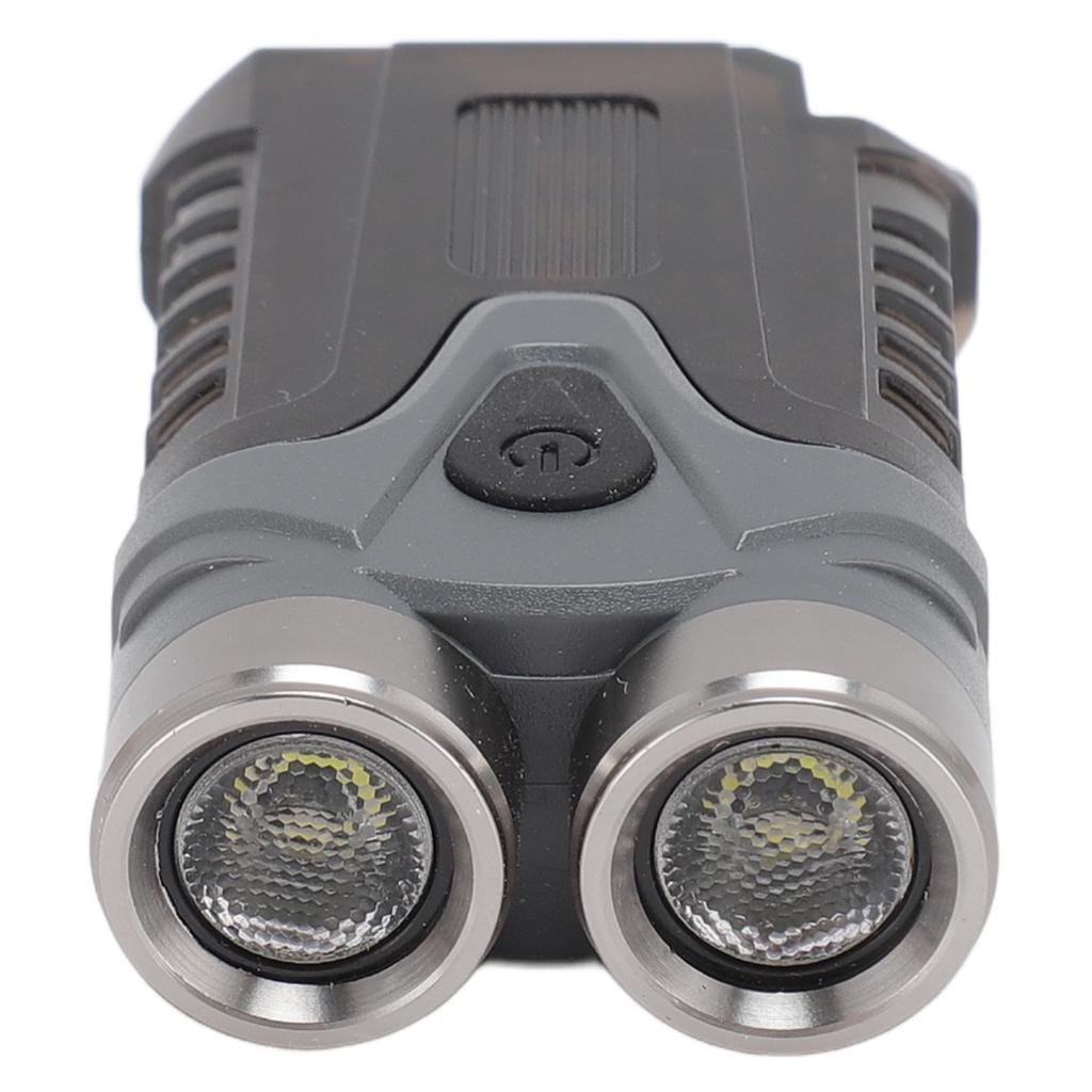LED Small Powerful EDC Flashlight Mini Keychain Flashlight Outdoor Camping Signal Light Gray