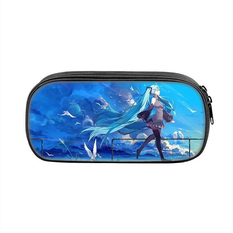Piórnik Anime Hatsune Miku o Dużej Pojemności Dla Uczniów i Kolekcjonerów