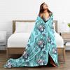 Hatsunes Mikus vocaloid Blanket Flannel Printed Multifunction Super Soft Throw Blanket for Bed Outdoor Plush Thin Quilt