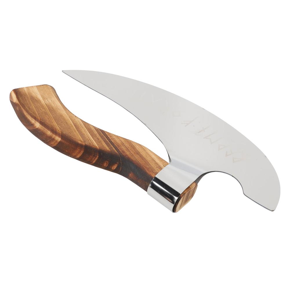 Pizza Cutting Axe Large Viking Hatchet Stainless Steel Wood Handle Effortless Versatile Pizza Cutter for Food Decoration