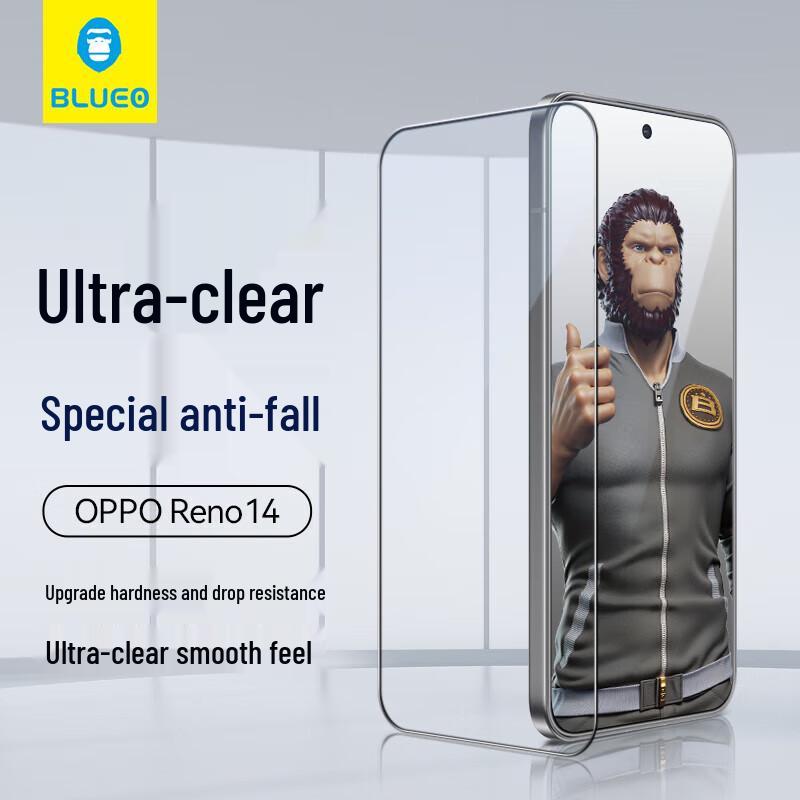 

Mr. Blue Ape Tempered Glass Screen Protector for OPPO Reno14