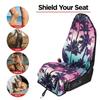 Universal Car Seat Towel Cover: Front Seat Protector for Gym, Workout, All Seasons - Fits Most Vehicles