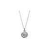 Brilliant Sweet Love Pendant 925 Silver Necklace Women Silver 392599C01-50