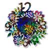 DIY Crystal Flower Clock Silicone Mold Unique Clock Decorations Creating Resin Mould for Craft Enthusiasts and Beginners