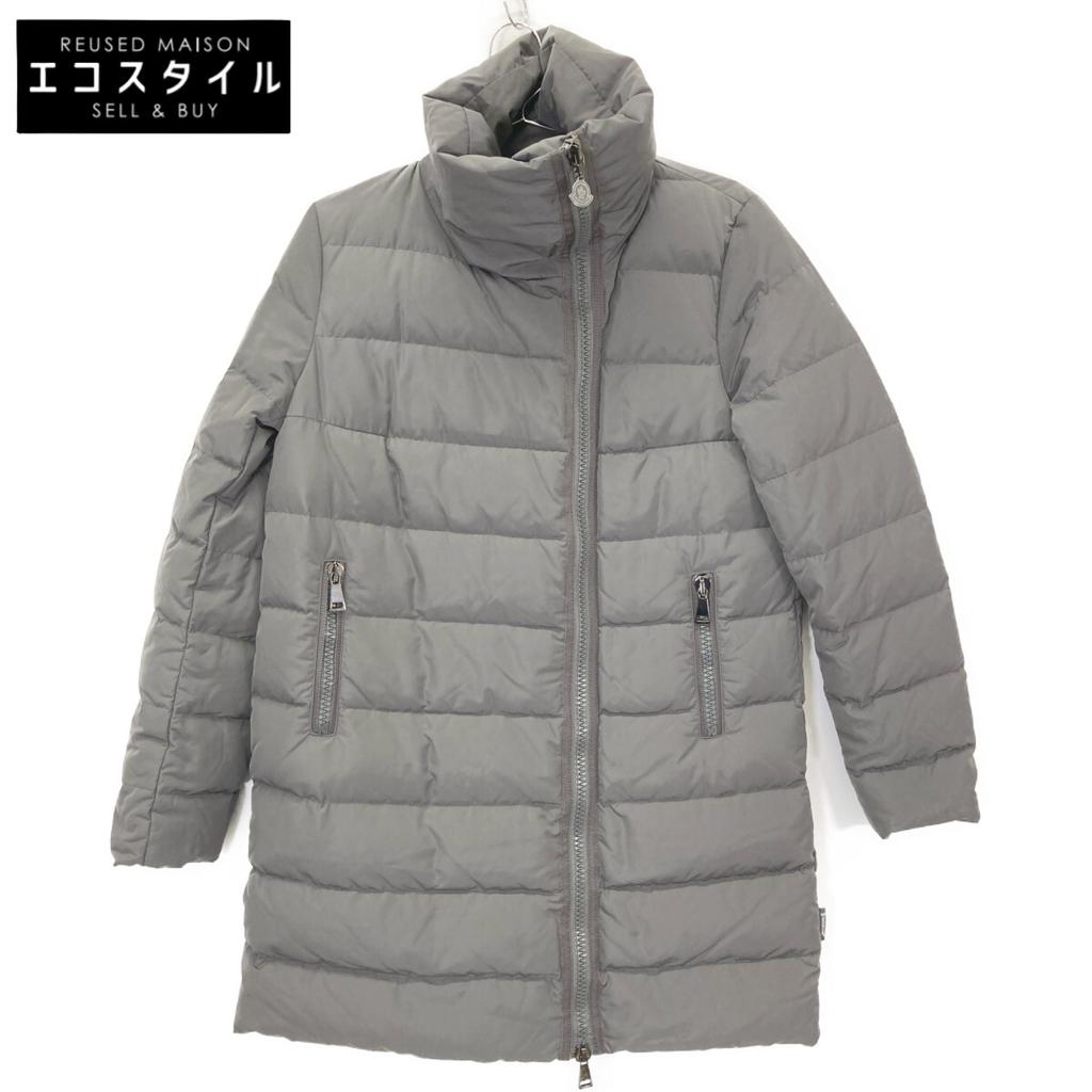 MONCLER A20934937900 GERBOISE Gray Down Coat coat 1 grayUsed