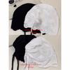 Y2k Embroidered Lace Hat Breathable Skullcap Sweet Beanies Hat  Outdoor