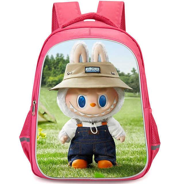 Durable Lapupu Red School Backpack Oxford Fabric Lightweight For Children Style A,Small