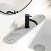 Faucet Mat for Kitchen Sink  Long Diatomite Fast Drying Stone Sink Tray, Super Absorbent, Faucet Splash Guard for Bathroom Counter