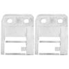 2Pcs MultiFunctional Sewing Machine Feed Dog EShaped Needle Plate 735081004 for JANOME
