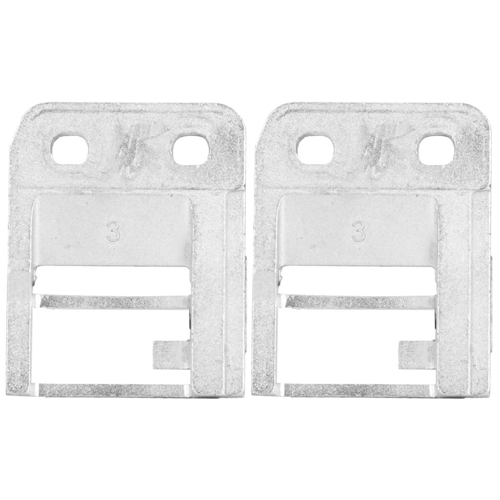 2 Stücke Multifunktions Nähmaschine Transporteur E-förmige Nadelplatte 735081004 für JANOME