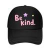Be Kind Flower Text Graphic Mesh Baseball Cap For Womens Unisex FeUnisex Beach Dad Hat Hip Hop