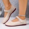 Single shoes women's new temperament retro flat-soled soft-soled Doudou shoes casual and gentle with skirts and small leather shoes