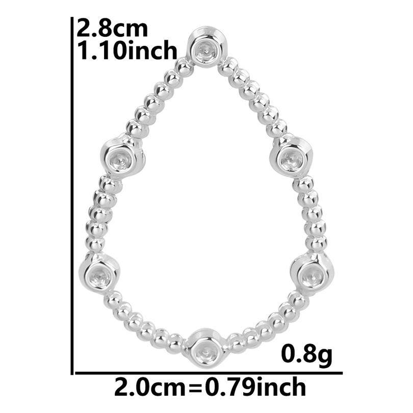 6pcs Rectangle Star Bulk Charms For Jewelry Making DIY Earrings Accessories Geometric Stainless Steel Charm Pendant Materials
