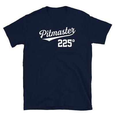 Pitmaster 225 Grad Barbecue Geräuchertes Fleisch BBQ Kurzarm Unisex T-Shirt