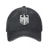 GerUnisexy Flag Washed Baseball Cap GerUnisex Eagle Stylish Hip Hop Dad Hats Summer Unisex Women Hunting Camping SunProof Baseball Caps