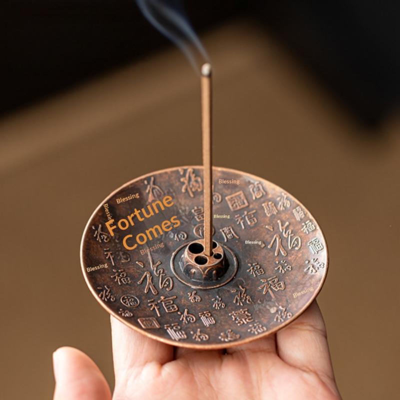 1/2/3/4Pcs Golden Toad Incense Diffuser Incense Stick Holder Metal Zen Lotus Buddha Incense Burner Censer Buddhist Aromatherapy