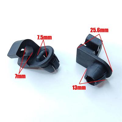 New 10Pc Black Hood Bonnet Stay Rod Clips For Citroen C3 C4 Peugeot 2008 208 301 308