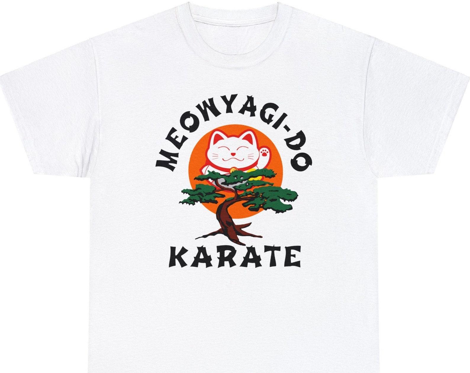 Meowyagi Do Karate T shirt Karate kid cat lover gift Man Woman Sweater Long V-neck Taddler Baby S