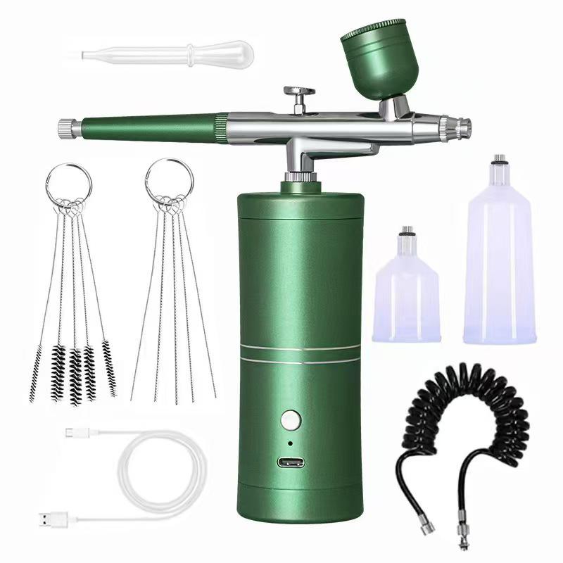 High-Pressure Nano Oxygen Injector & Airbrush Hydration Instrument for Beauty & Nail Art