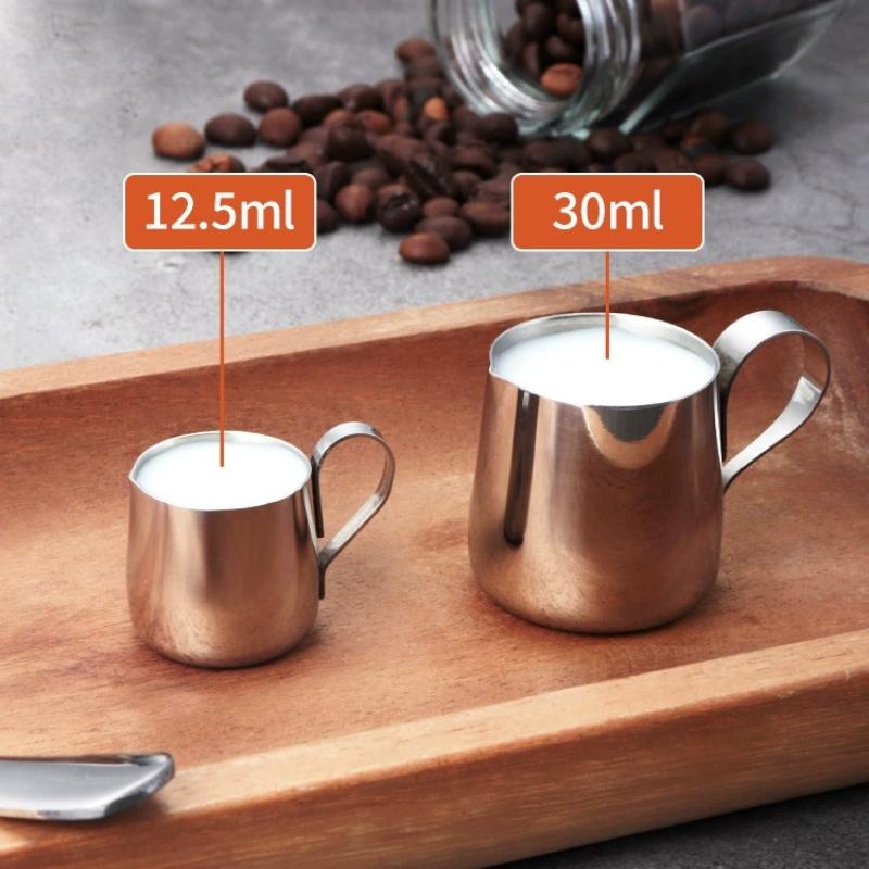 Roestvrij Staal Koffiemelk Opschuimkan Maatbeker Met Schenktuit Espresso Roomkannetje Latte Art Beker Koffiebenodigdheden