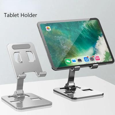 Universal All Aluminum Alloy Portable Tablet Holder For iPad Samsung Lenovo Tablet Computer Holder Tablet Stand Mount Adjustable Flexible Stand