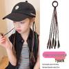 Adorable Butterfly Hair Accessories Set for Girls - Includes Braided Twists, Rubber Bands, and Bow Headbands