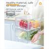 Transparent Food Storage Drawer Stackable Fresh Keeper Bin Vegetable Fridge Organizer  Household