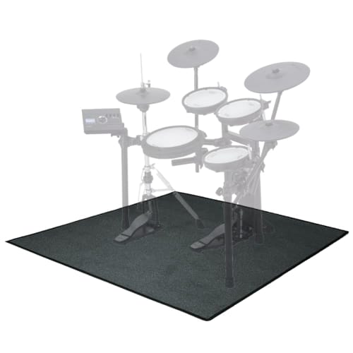 Choose Your Set and Size! ELEDORA DWM Large Electronic Drum Mat, Non-Slip Setting Mat, Compatible with Roland, Yamaha, Alesis, Donner, and More (DWM10