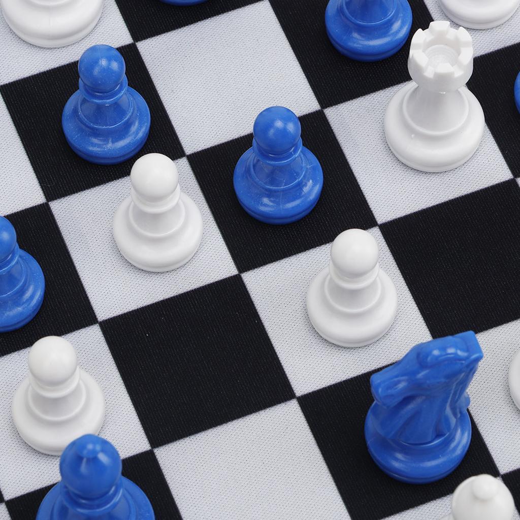 Chessmen with 1.89in King Plastic Chess Pieces with Chessboard for Adults Kids Party Supplies