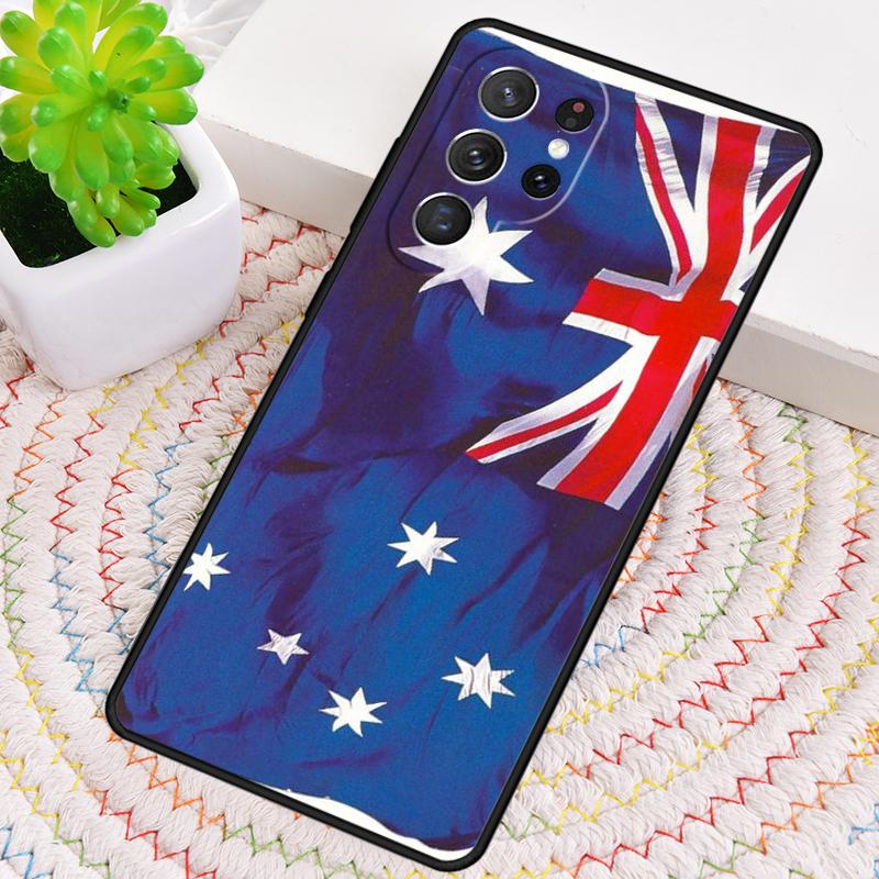 Australian Flag Phone Case for Samsung Galaxy note 10 pro S26 Ultra S23 S24 FE S25 S21 S22 PLUS shockproof Cove