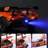 1/24 Toyota Senna Alloy Track Sports Car Model Diecasts Metal Racing Vehicles Car Model Simulation Sound Light with Spray Kids Toy Gift