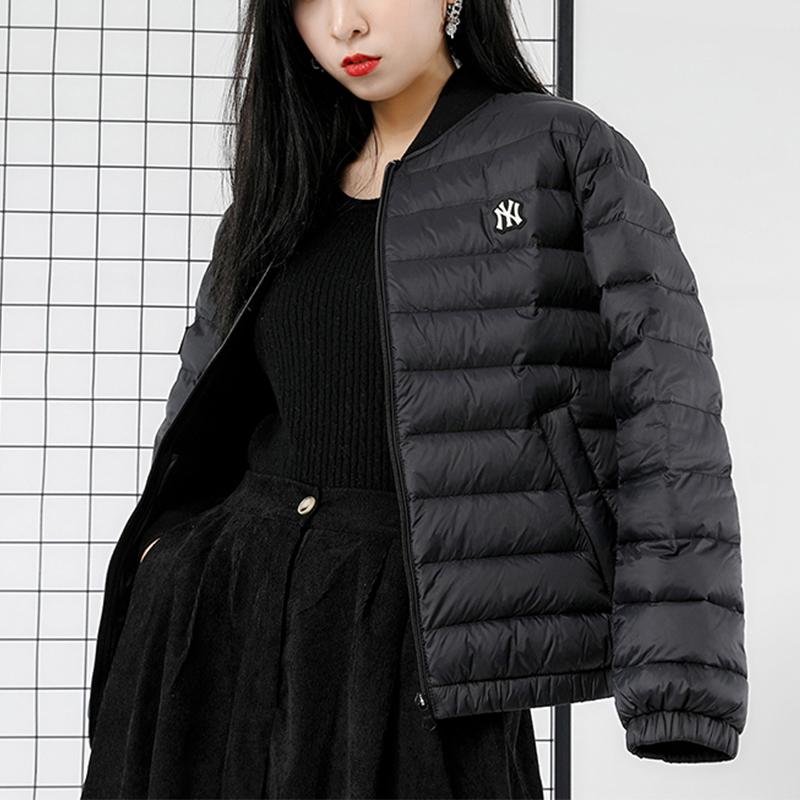 New MLB Down Jacket Winter Cropped Unisex Black 31DJL2061-50L