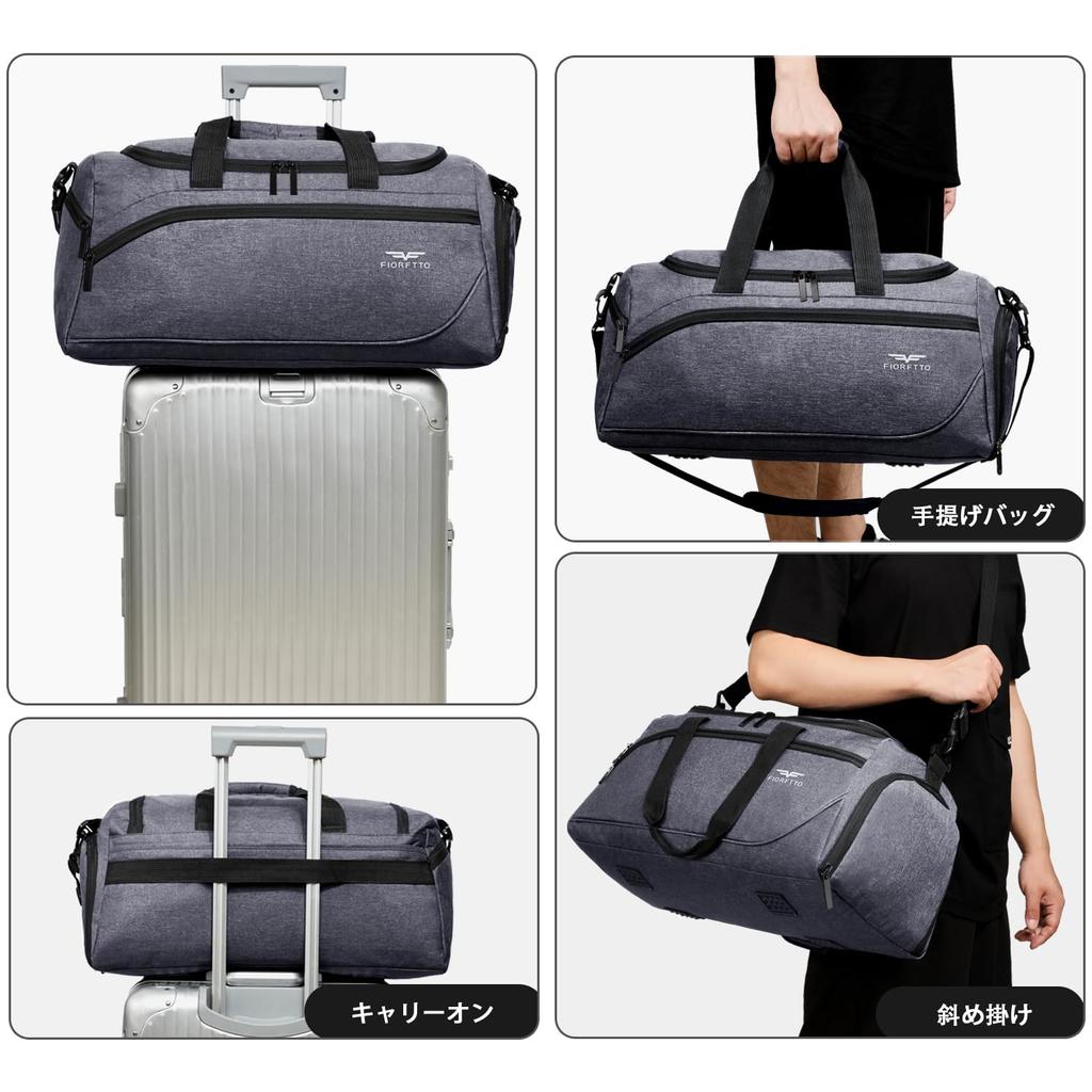 Bag Golf Travel Large Capacity Sports Bag with Shoe Compartment Gym Bag Travel Bag School Bag Lightweight Stylish Popular Wet Dry Separation Unisex