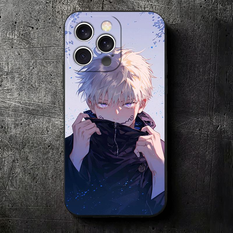 Anime Inumaki Toge JUJUSU Soft Phone Case for iPhone 16 16E 17 Air 15 Pro Max 14 Plus 13 Mini 11 12 7 Black Cover Back Shell