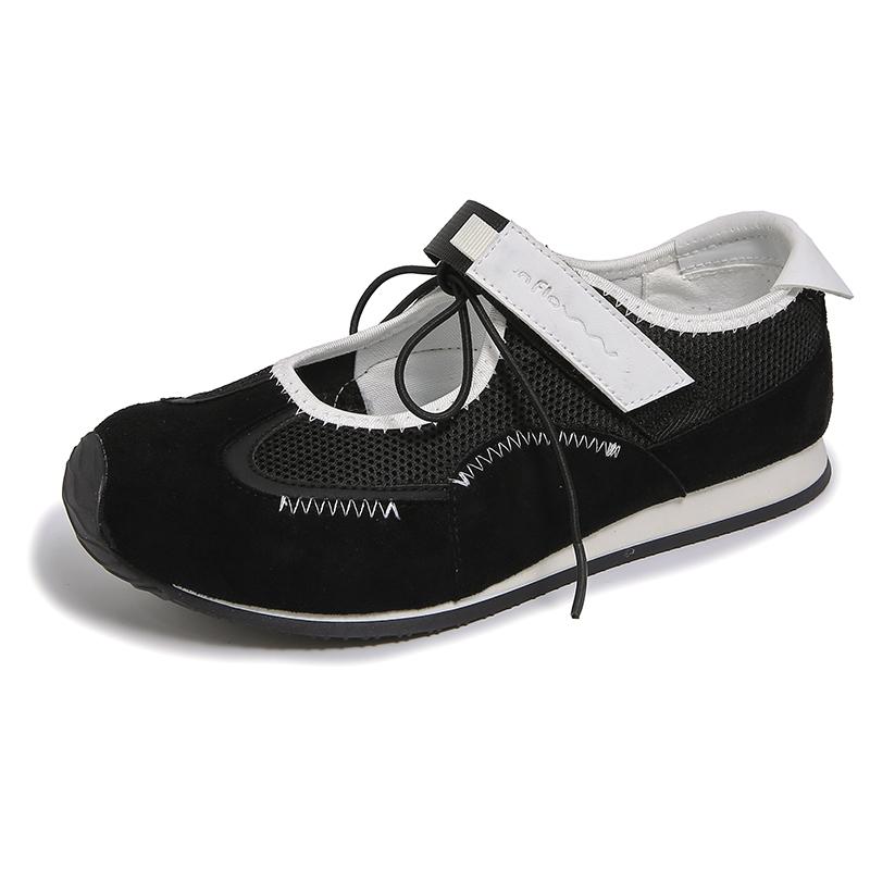 Fashion Women Sports Shoes Summer Sneakers New Fashion Running Sandals 2025 Casual Loafers Bow Lace-up Flats Shoes Hiking Mujer Zapatos