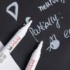 3pcs Waterproof White Permanent Paint Pen Smooth Writing Oily Marker Pen  Rock Painting