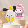 Sanrio Kuromi Carton Anime Blocks Toys Diamond Particles Micro Mini Action Figure DIY Children Toys Birthday Gifts