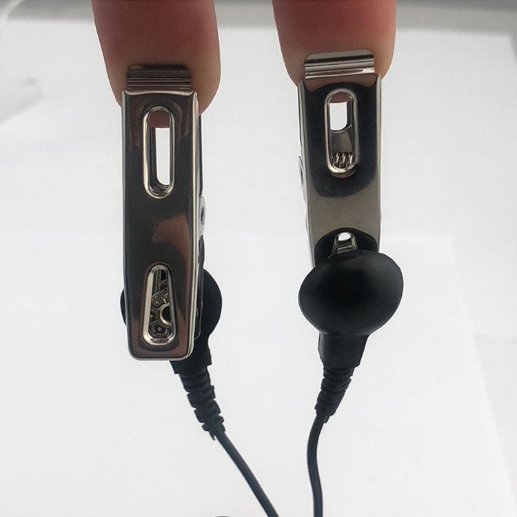 Cleme pentru mamelon cu electroșoc Agrafe Bondage pentru sâni Reținere Fetiș Blocare penis Jucărie sexuală cu tematică electrică