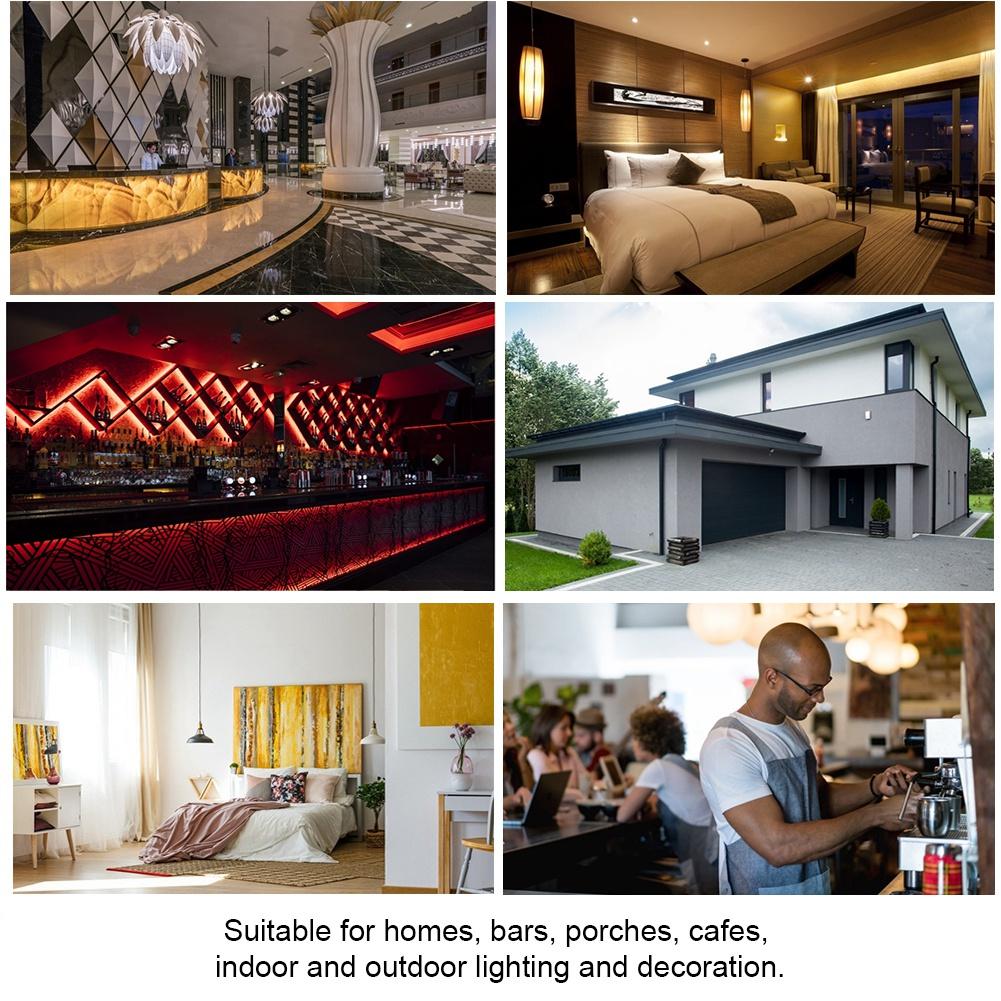 12W LED Wandleuchte Außen Wasserdichte Lampe Quadratische Gartenleuchte Gang Balkonleuchte