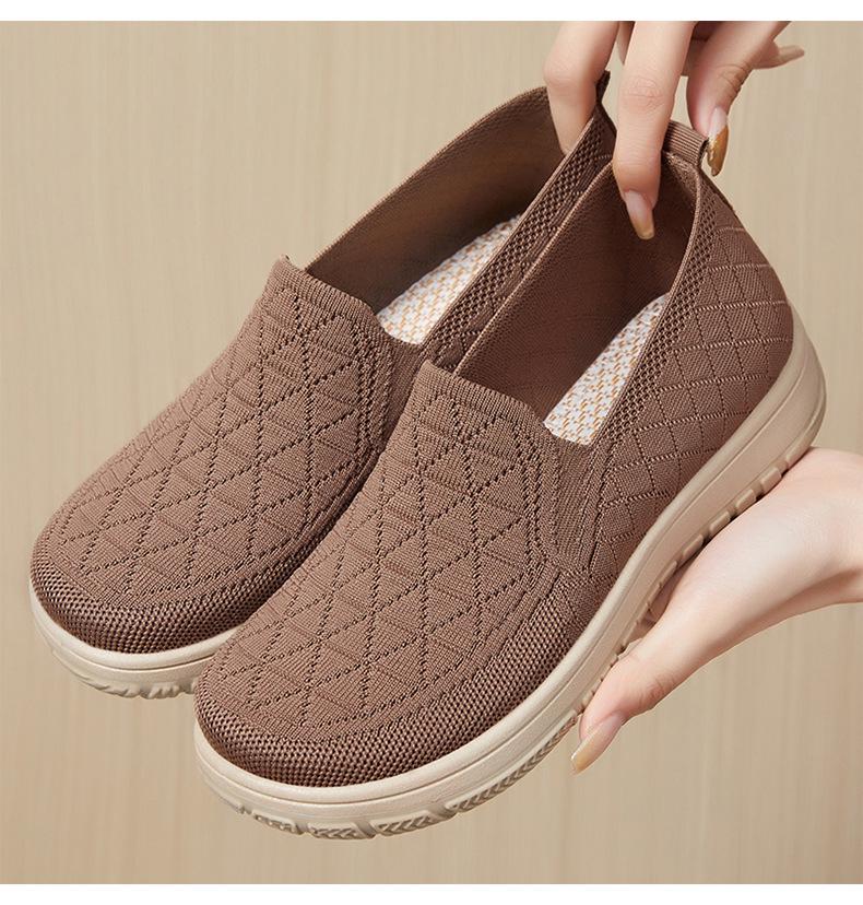 Women's Summer Low-Cut Flat Shoes - Soft Sole, Comfortable and Versatile for Moms