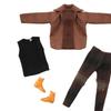 1/6 Action Figure Clothes DIY Accessories Casual, Detailed Miniature Doll Outfit Practical