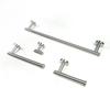 Brushed Stainless Steel Wall Mounted Hand Towel Bar Toilet Paper Holder Robe Towel Hooks Kitchen Bathroom Accessories Set Round