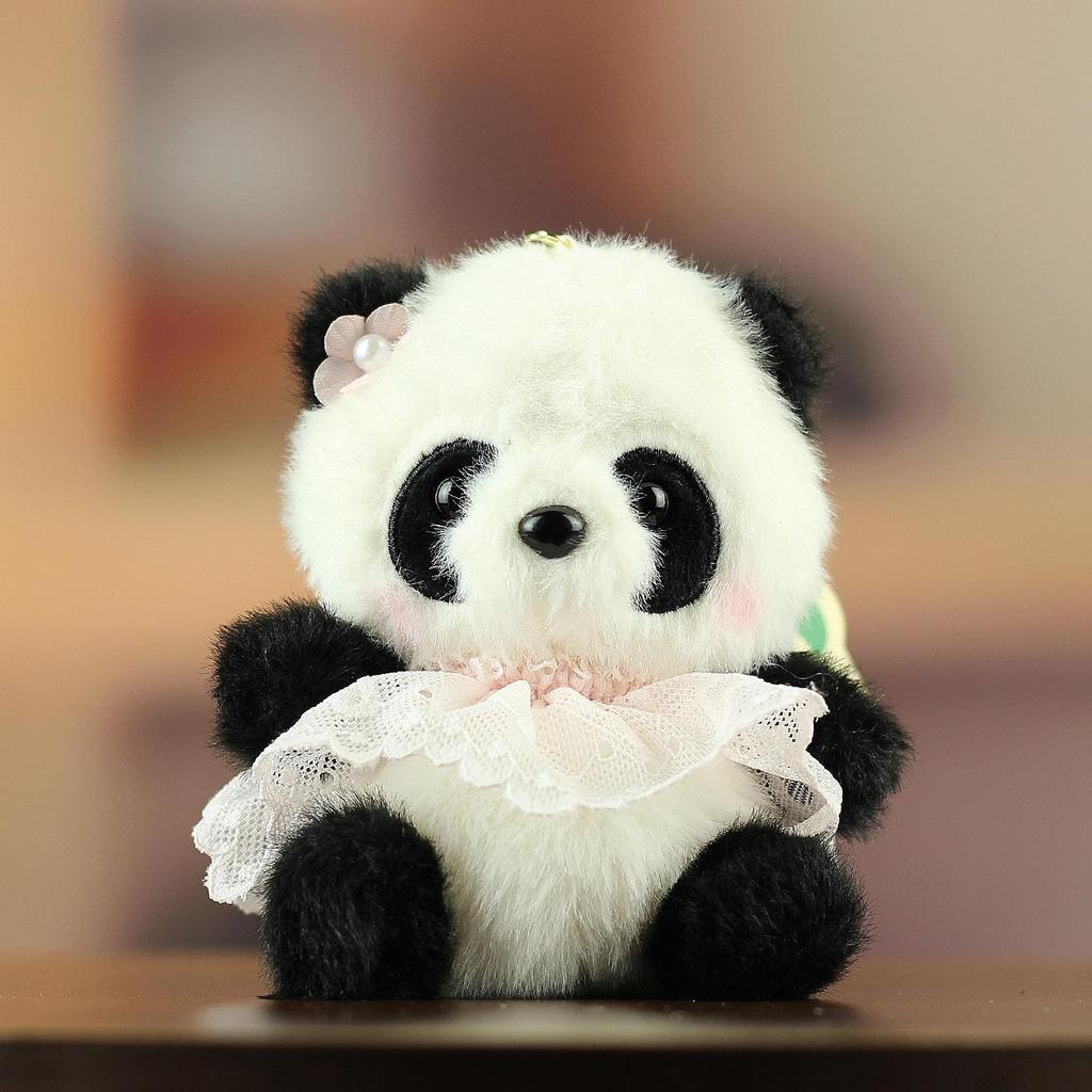 Portachiavi Bambola Peluche Fata Panda: Ciondolo Carino per Borse e Regali per Bambine