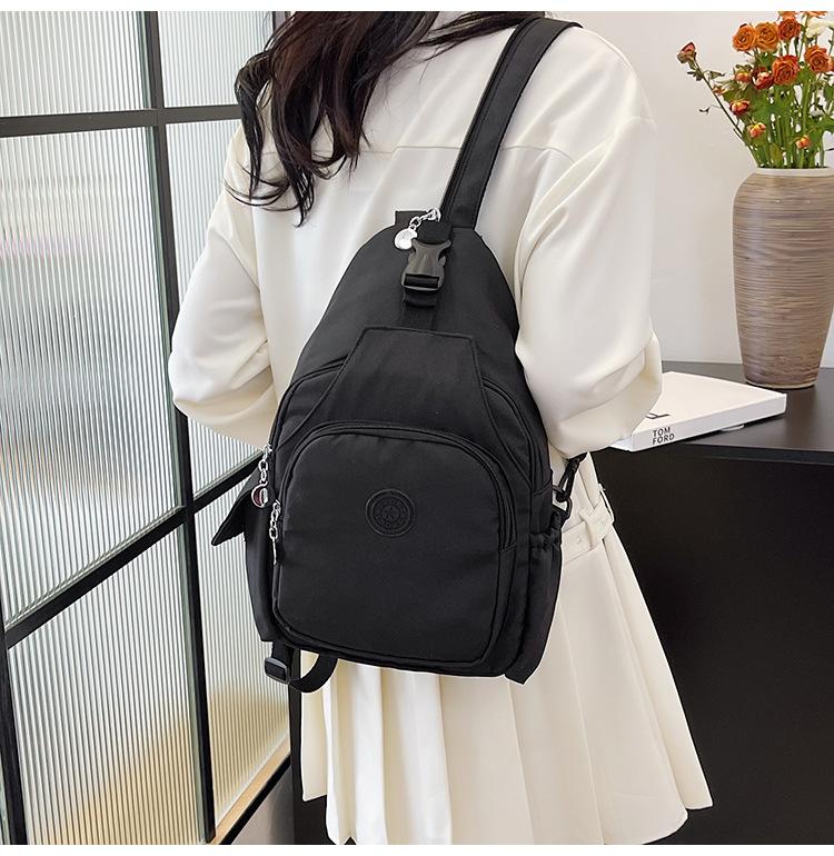Lightweight Three-purpose Messenger Bag, Simple New Fashion Backpack, Female Harajuku Leisure Trend Student Large-capacity Backpack