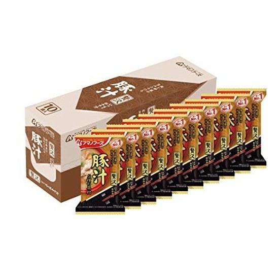 Amano Foods Regular Miso Soup Deluxe Pork 125g (12.5g10 Servings)